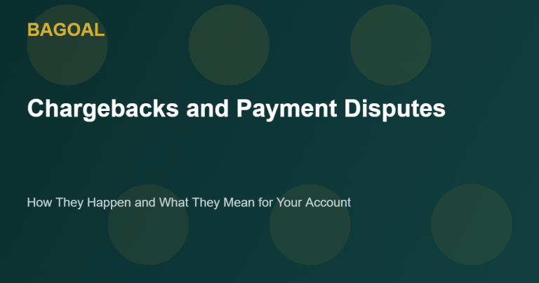 Chargebacks and payment disputes at football betting bookmakers