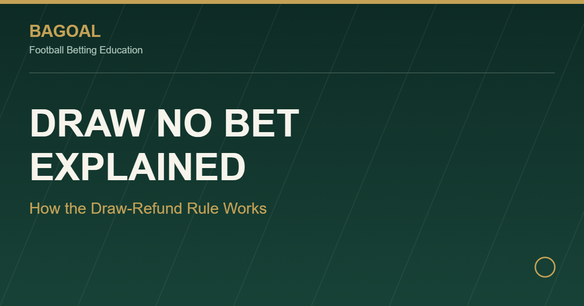 Draw no bet betting explained graphic