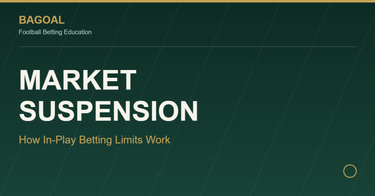 Market suspension in live betting illustration