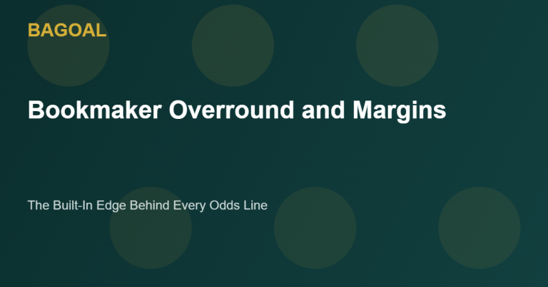 Bookmaker overround and margins explained