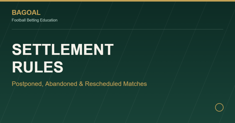 Settlement rules for postponed and abandoned matches graphic