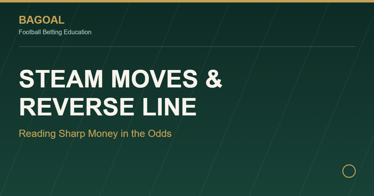 Steam moves and reverse line movement graphic