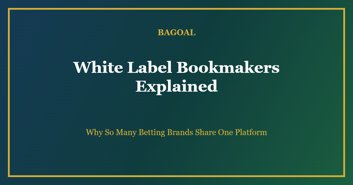 white label bookmakers
