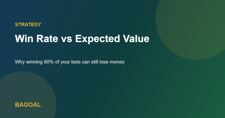 Win rate vs expected value in betting explained - BAGOAL